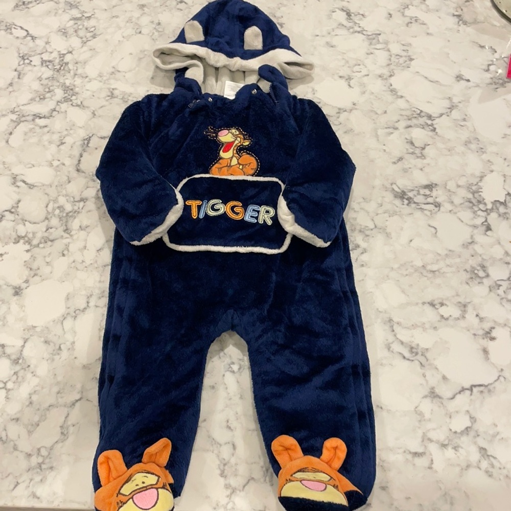 Disney Baby Tigger Velour Footie